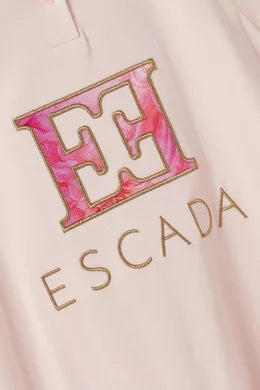 Escada Logo Printed Dress