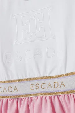 Escada Belted Logo Dress