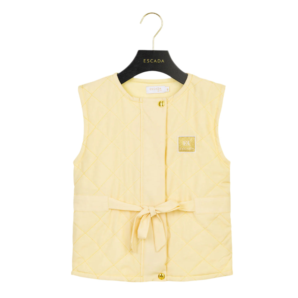 Escada Children's Sleeveless Vest Yellow