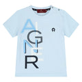 Aigner Boys Blue Logo T-Shirt