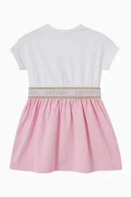 Escada Belted Logo Dress
