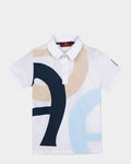 Aigner criss cross logo polo tshirt