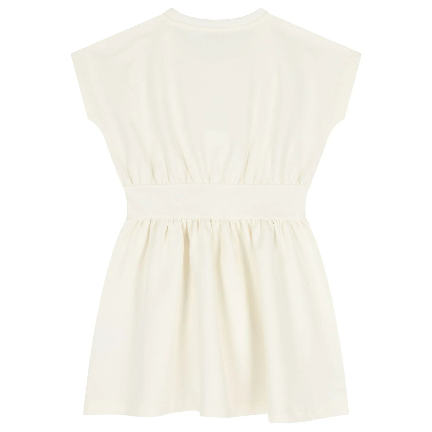 Escada Girls Ivory Logo Dress