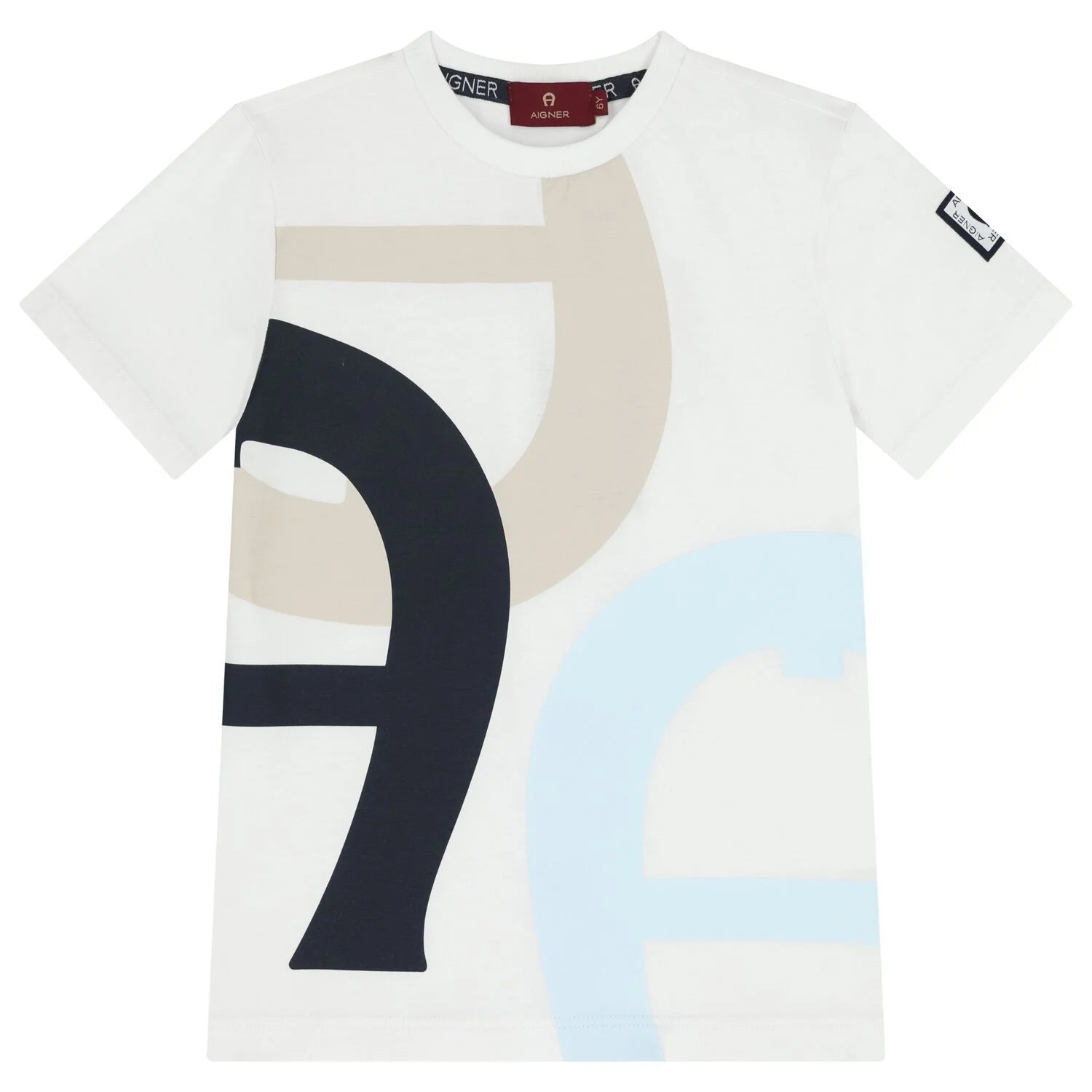 Aigner white boys logo T-shirt