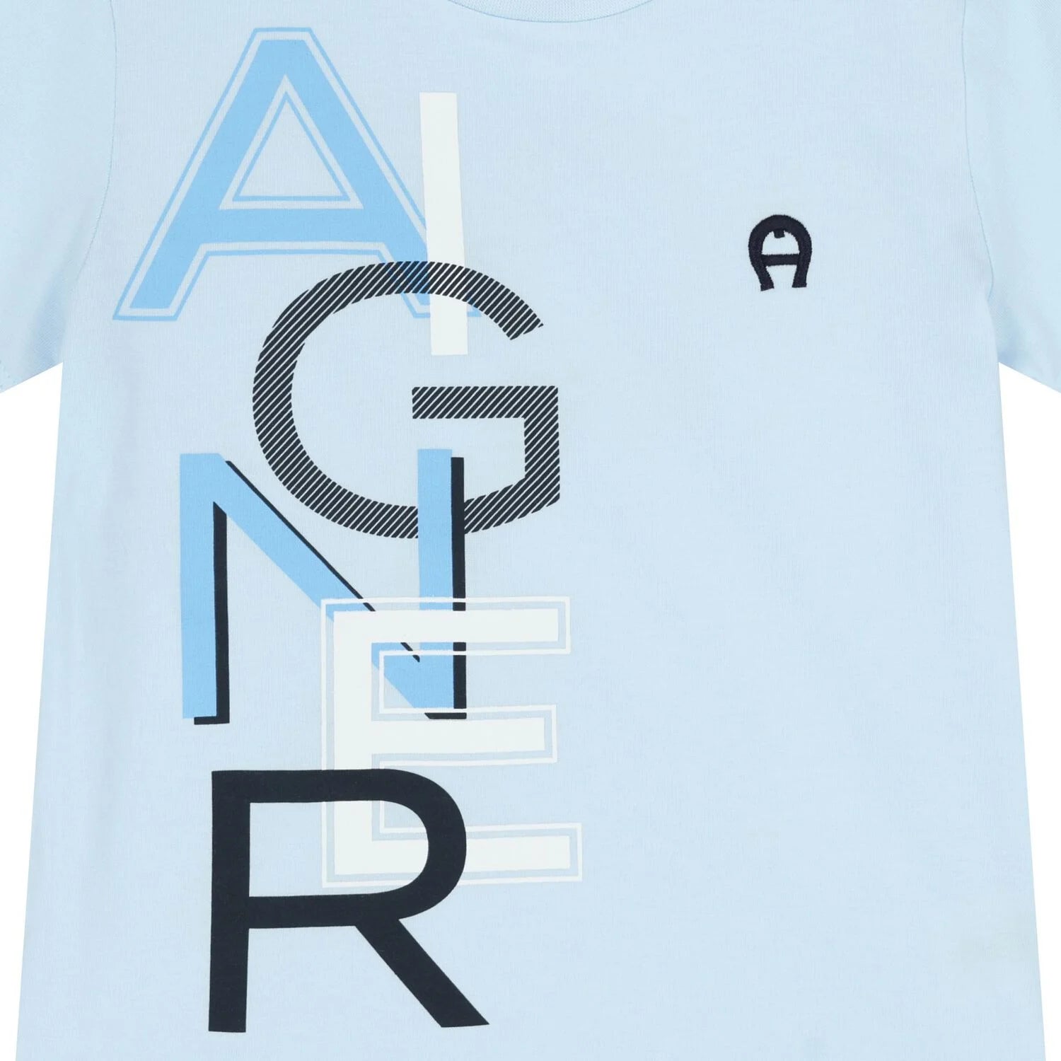 Aigner Boys Blue Logo T-Shirt
