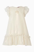 Aigner Logo Ruffle Dress
