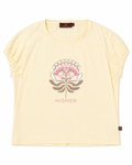 Aigner Floral Logo Print T-shirt in Cotton