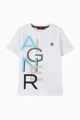Aigner Logo-print T-shirt in Cotton