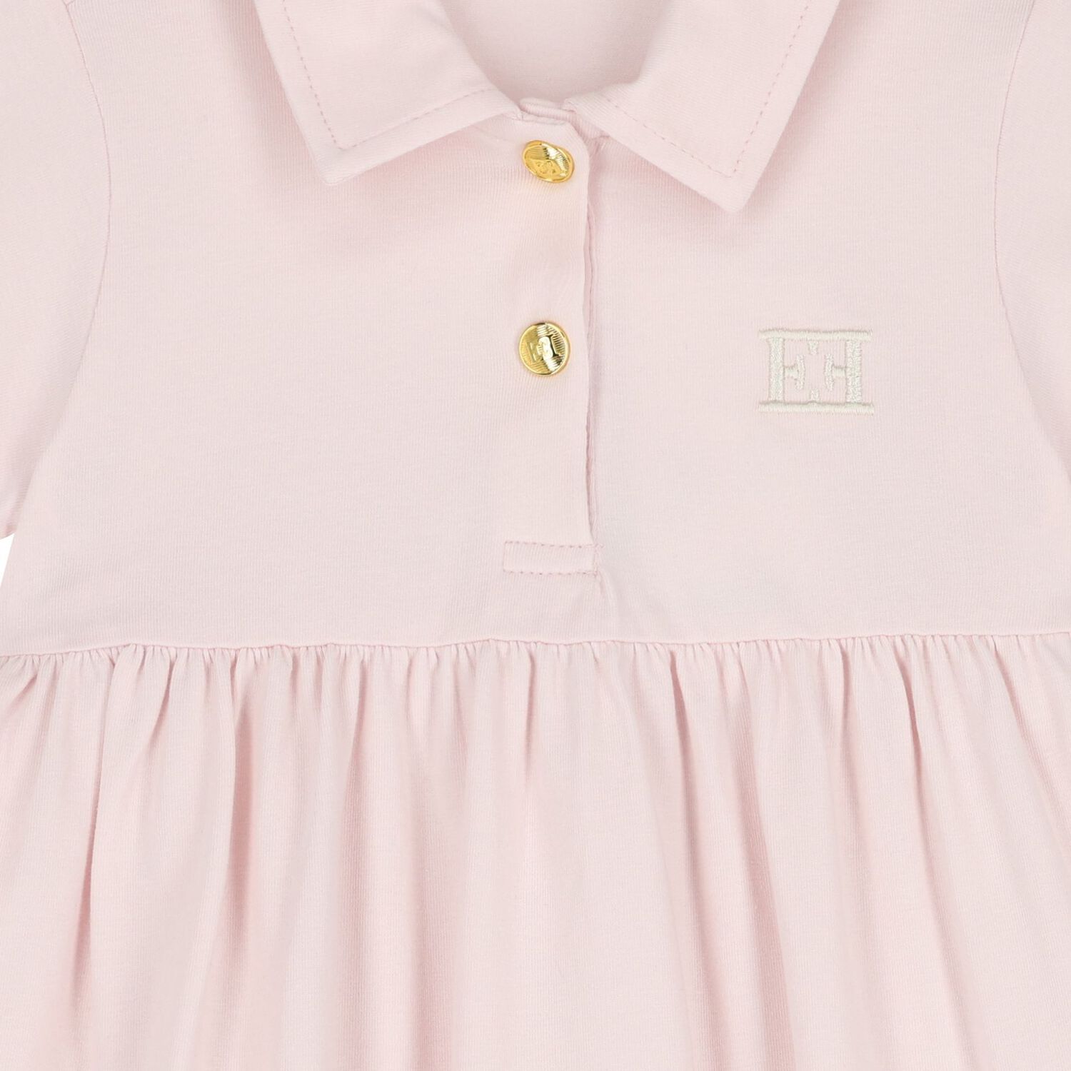Escada Logo Border Shirt Dress