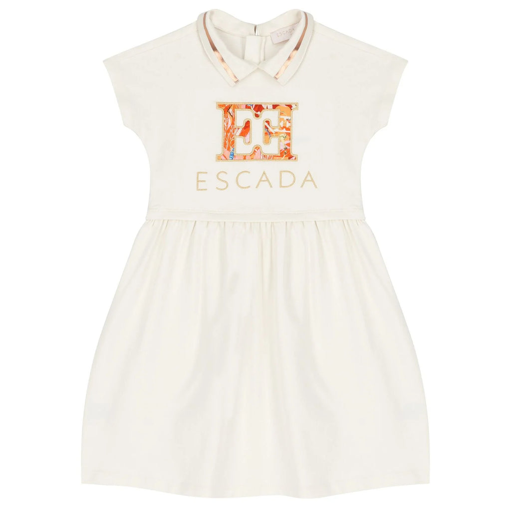 Escada Logo Print Dress