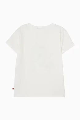 Aigner Butterfly-print T-shirt in Cotton