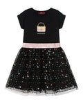 Aigner Girls Cotton And Tulle Dress