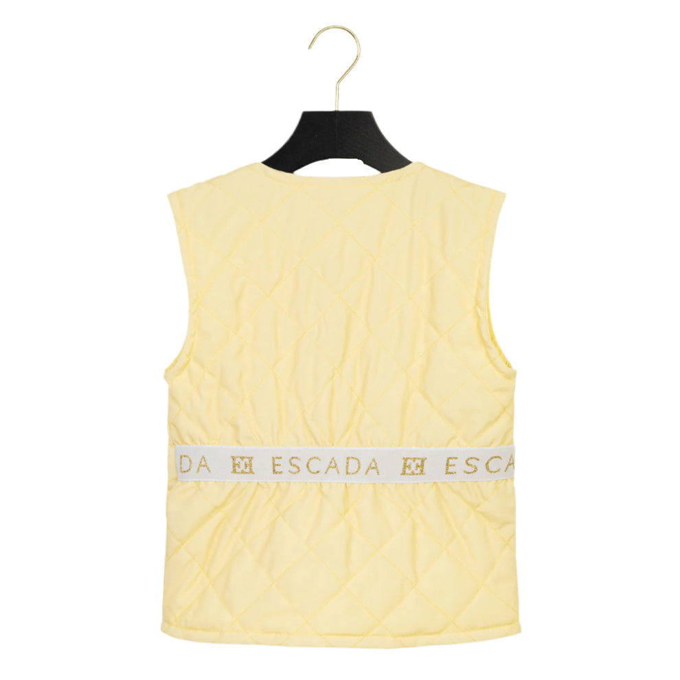 Escada Children's Sleeveless Vest Yellow