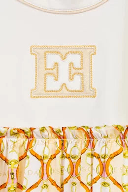 Escada Logo Dress in Cotton