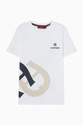 Aigner Criss-cross Logo T-shirt