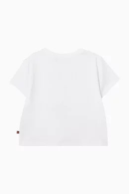 Aigner Floral-print T-shirt in Cotton