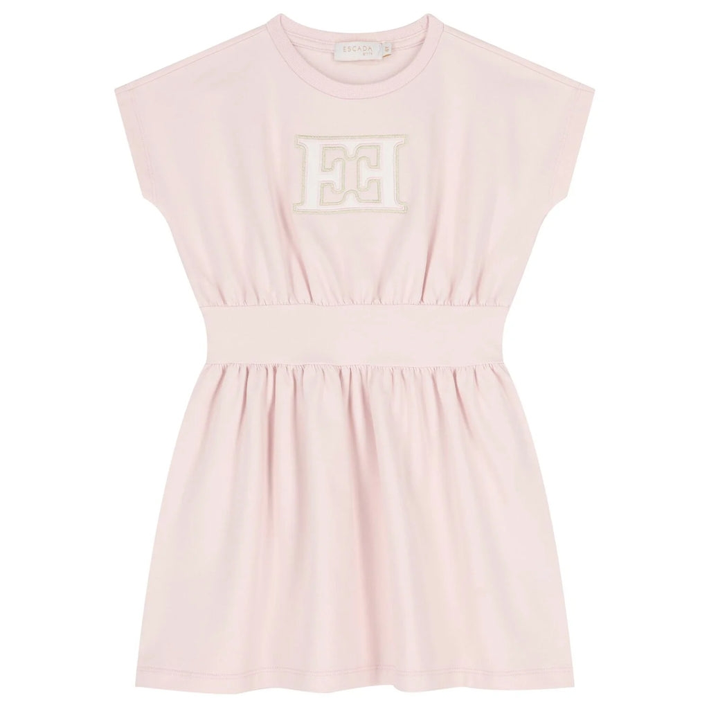 Escada Girls Pink Logo Dress