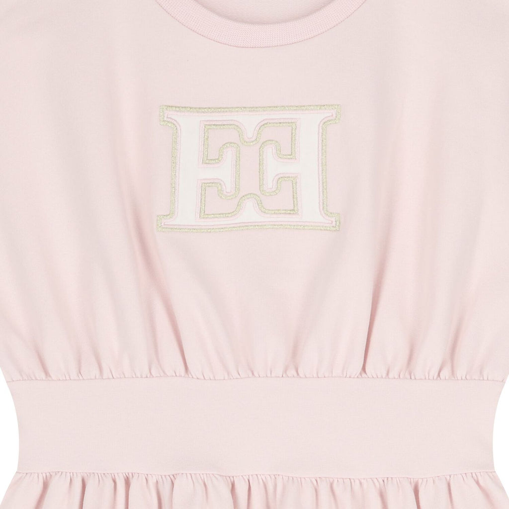 Escada Girls Pink Logo Dress