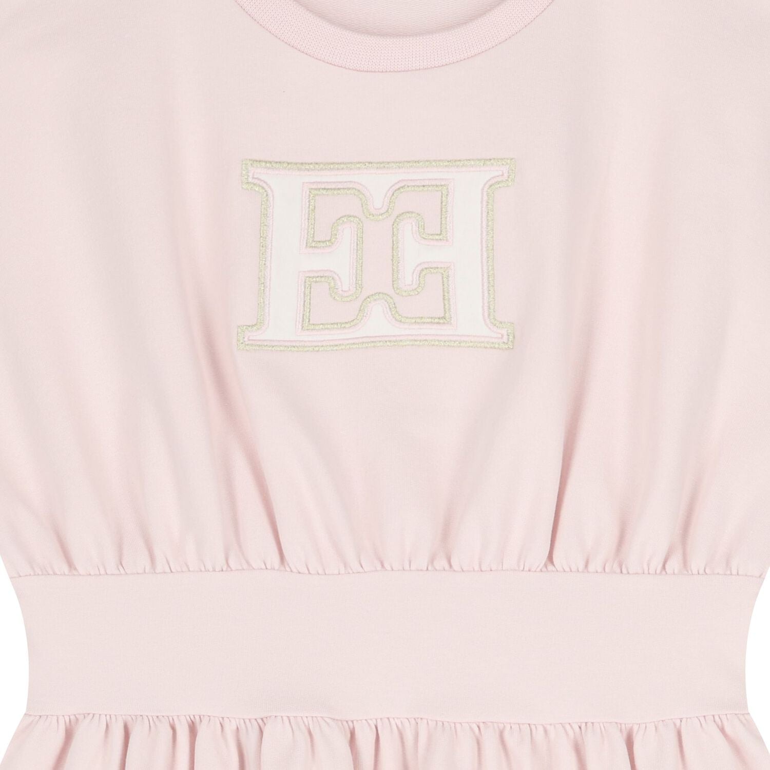 Escada Girls Pink Logo Dress