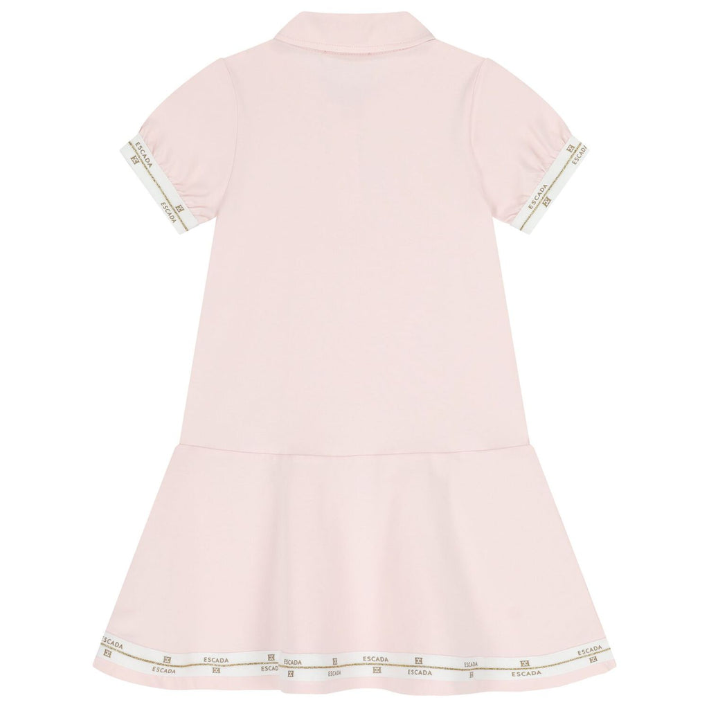Escada Logo Border Shirt Dress