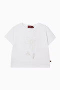 Aigner Floral-print T-shirt in Cotton