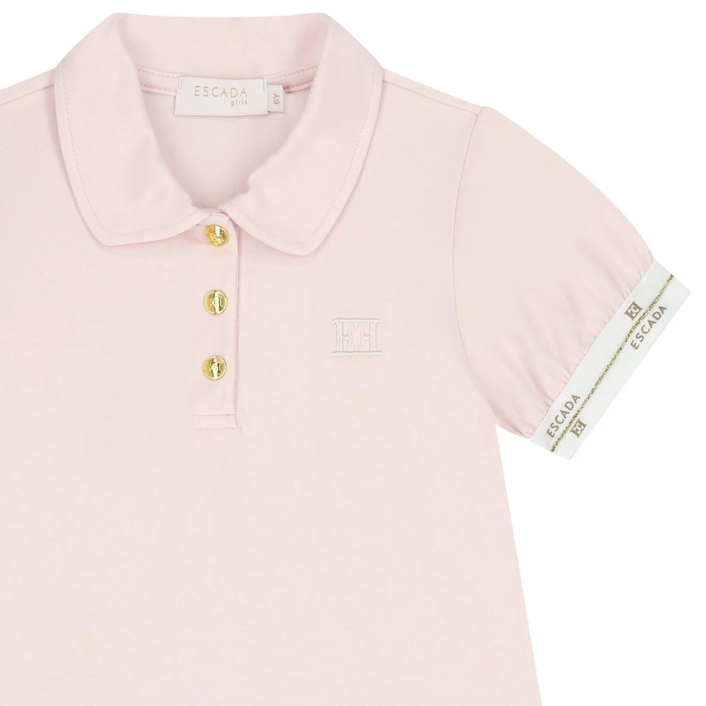 Escada Logo Border Shirt Dress