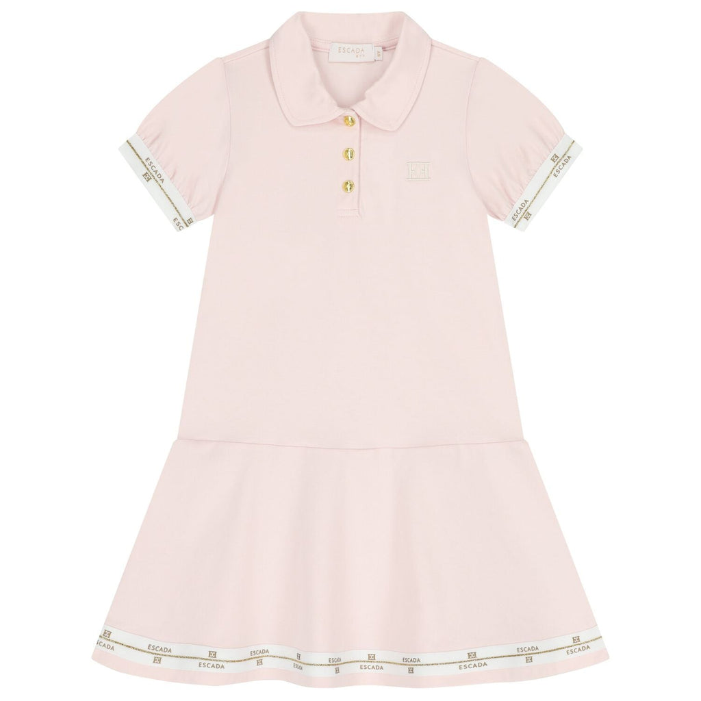 Escada Logo Border Shirt Dress