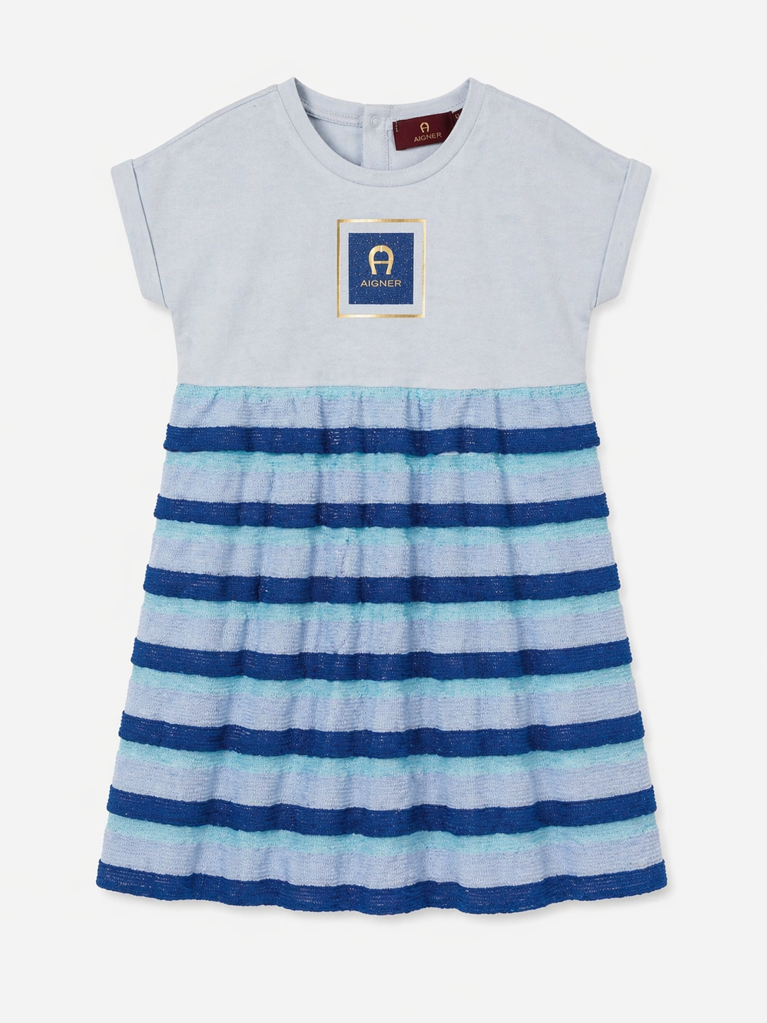 Aigner crochet ruffle dress